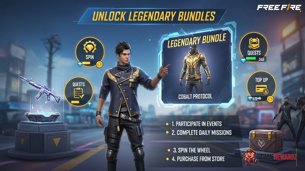 Free Fire How to Unlock Legendary Bundles